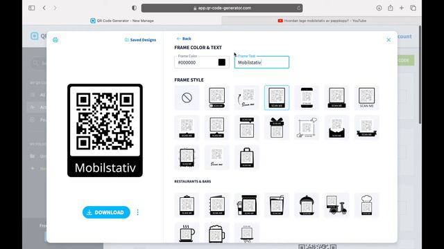 Steg for steg - QR Code Generator Pro смотреть онлайн