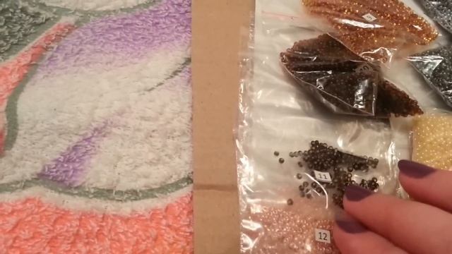 Обзор. Тэла Артис."Мамина радость". Вышивка бисером. смотреть онлайн