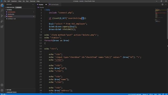 PHP and MySQL CRUD Tutorial - Search смотреть онлайн