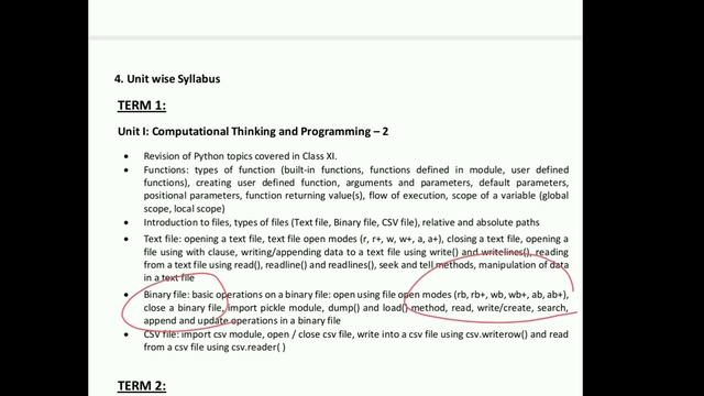 Python Syllabus for cl 12 ||Python syllabus class 12 Term Wise||Term Wise Python Syllabus 2021 -22 смотреть онлайн