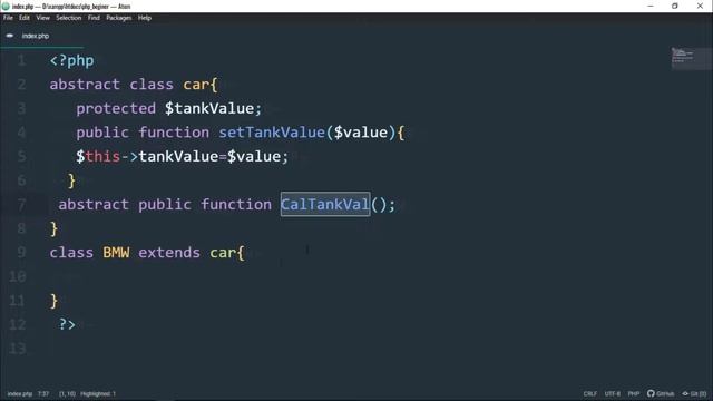 Php Oop Abstract Class and Method | Php Bangla tutorial | Php part 42 | Opp part 9 . смотреть онлайн