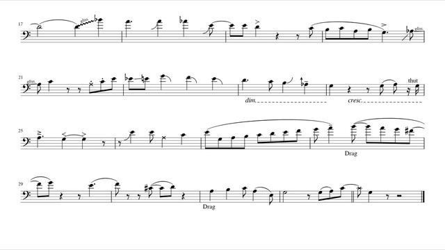 Transcription of So Danço Samba Trombone solo by Rita Payes’s смотреть онлайн