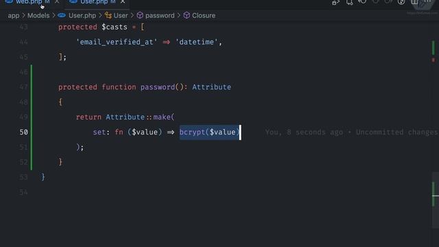 Laravel 10 full course for beginner - accessor mutator смотреть онлайн