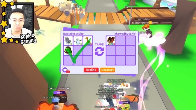 Trading all of my neon pets! (Adopt me) смотреть онлайн