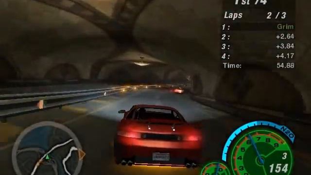 NFS Underground 2 : A race with Mitsubishi 3000GT смотреть онлайн