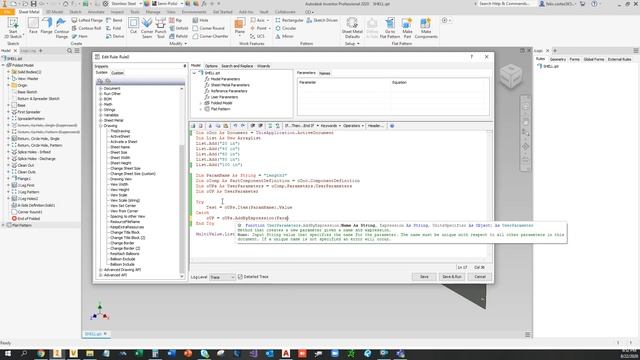 iLogic Lesson #1: Creating Multi Value Lists Using Arrays смотреть онлайн