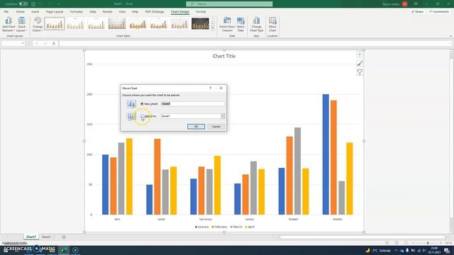 6 1 5 Move, resize, delete a chart смотреть онлайн