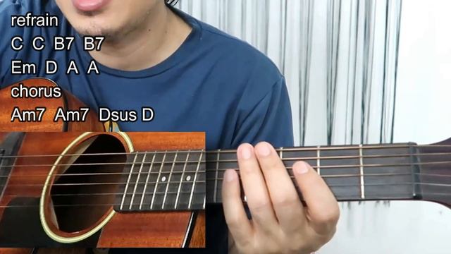 NOW and FOREVER (Richard Marx) plucking guitar tutorial смотреть онлайн