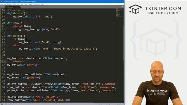 The TextBox Widget! - Tkinter CustomTkinter 13 смотреть онлайн