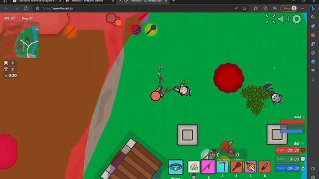 Thelast io 2D Fantasy Battle Royale IO Game и еще 2 страницы — Личный Microsoft Edge 2023 06 03 смотреть онлайн