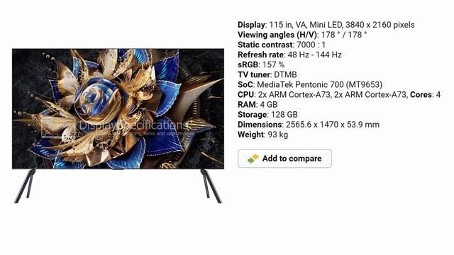 Why Would You Need a TV This BIG!!?? TCL 4K Display смотреть онлайн