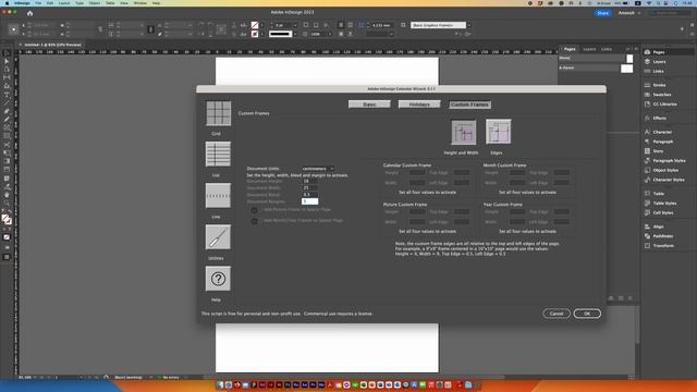 How To Use Calendar Wizard In Adobe Indesign