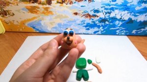 Как слепить из пластилина Зайца из мультфильма «Ну погоди» Лепка зайчика.