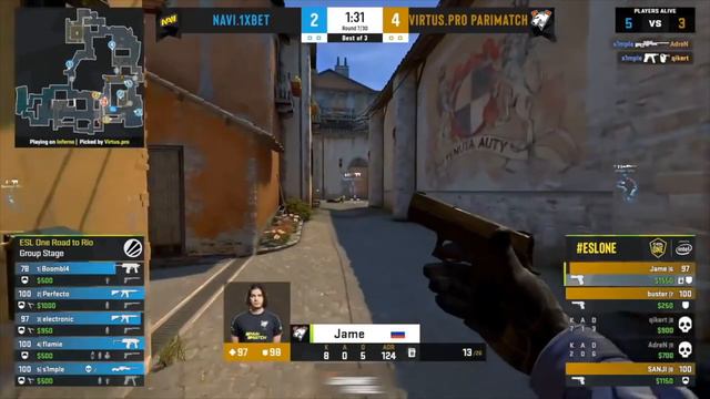 ЧАС ЛУЧШИХ МОМЕНТОВ ОТ S1MPLE В CS:GO // Симпл в КС ГО смотреть онлайн