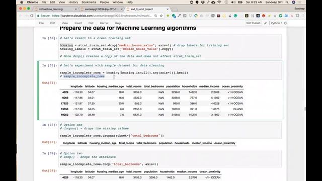 Session 4 - End to End Machine Learning Project - Visualizing the data смотреть онлайн