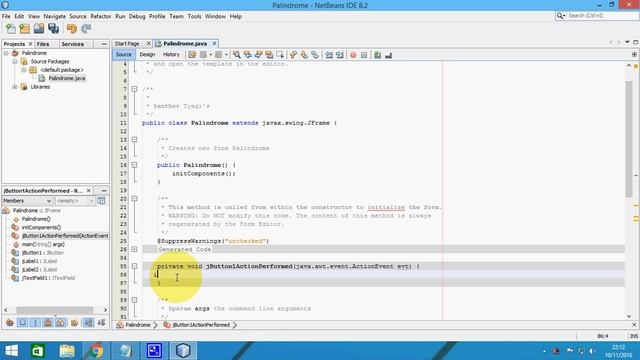 Program to check whether a Number is Palindrome on NetBeans смотреть онлайн