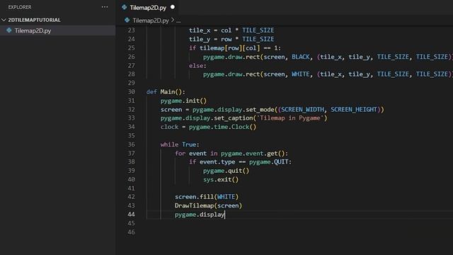 HOW TO make 2D TILEMAPS in PYGAME смотреть онлайн