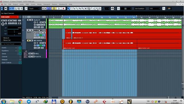 Cubase5 Melodayn Vs Vari Audio   Kurs Zakaz
