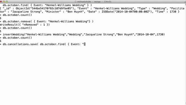 MongoDB Move a Document to a Different Collection and Update смотреть онлайн