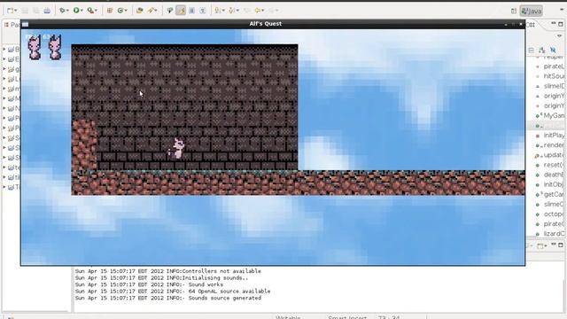 Alf's Quest: Slick2D Java Game Demo смотреть онлайн