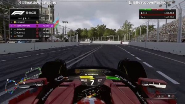 F1 23 - Let's Make Leclerc World Champion #4: 100% Race Baku