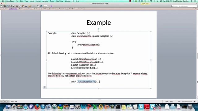 C++ Exception Handling смотреть онлайн