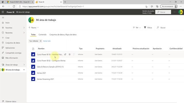 3 Ejemplos de Automatizaciones con Power BI Utilizando su REST API - Aprende a Programar Power BI смотреть онлайн
