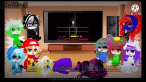 Undertale Reacts to Undertale No More Deals Chara Genocide Ending(Gacha Club)