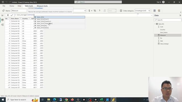 POWER BI DAX AVERAGE VS AVERAGEX Example Tutorial смотреть онлайн