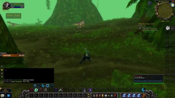 Toxic Test Quest WoW