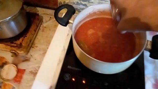 Атжика (отжига) от Хулио из цельных мороженных помидор. смотреть онлайн