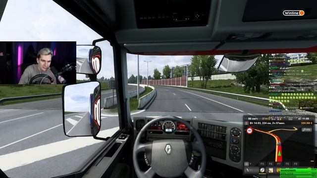 БРАТИШКИН ИГРАЕТ В Euro Truck Simulator 2 С ЛИКСОМ, МАЗЕЛОВЫМ, ВАСЕЙ И ПЯТЁРКОЙ | 15.04.2022