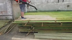 Ну очень быстрая обработка дерева антисептиком, пропитка для дерева
