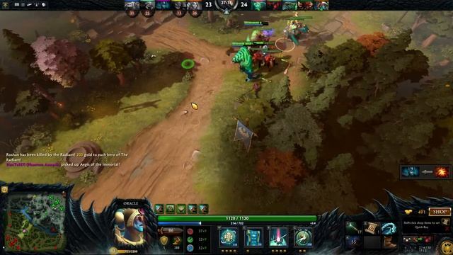 Dota 2 patch 6.87 Oracle hard game смотреть онлайн