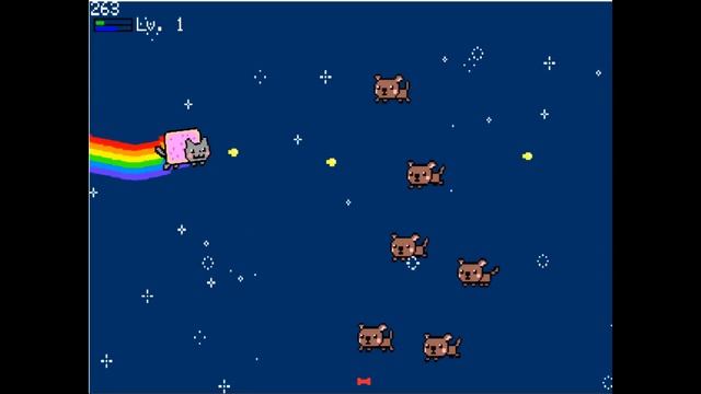 Iori en 8bits Jugando ( Nyan Cat Game Shooter Extreme ) xD смотреть онлайн