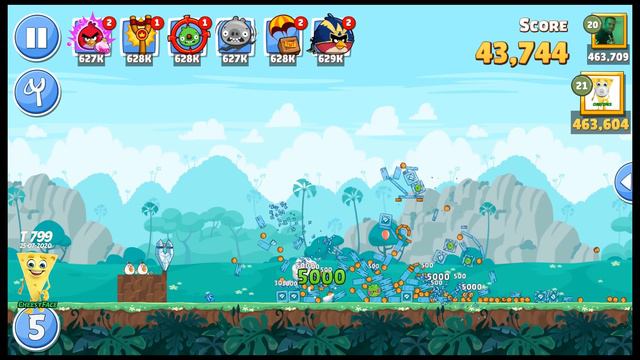 25-07-2020 Angry Birds Friends Tournament Week 799 All Levels Topscores with POWER UP смотреть онлайн