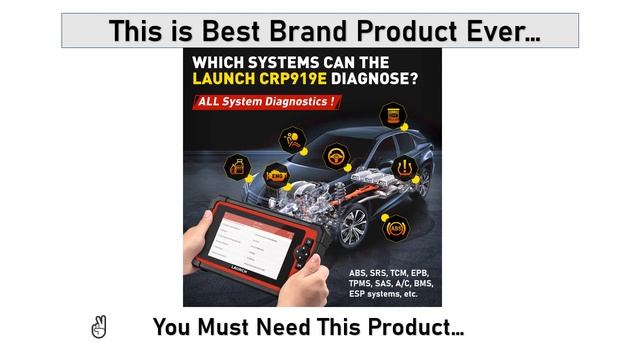LAUNCH X431 CRP919E Diagnostic Scanner Tool смотреть онлайн