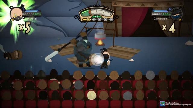Foul Play - Co-op Gameplay (2 player) 【 PLAY 1 ACT 1 - One Time at Bandit Camp 】 смотреть онлайн