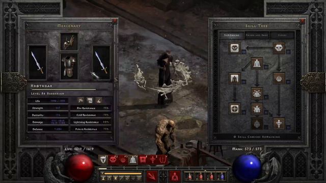 Vampire of Destruction using a full Trang-Oul's set melee Necromancer in Diablo 2 Resurrected 2.7 смотреть онлайн