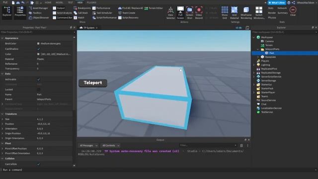 How to Make A TELEPORT System In ROBLOX! смотреть онлайн