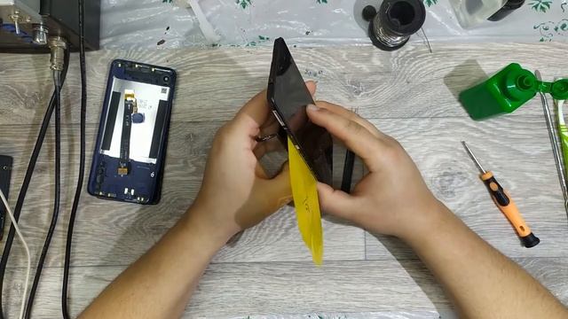 Замена дисплейного модуля Samsung A20s SM-A207F