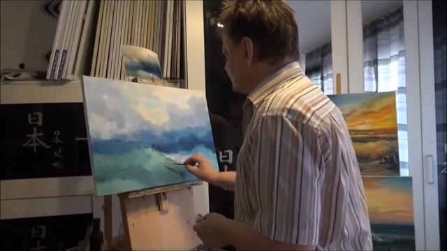 ? Морской пейзаж маслом. Обзор картины. Художник преподаватель Александр Григорьев смотреть онлайн