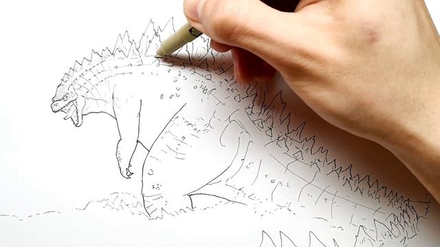 How to Draw GODZILLA | Drawing and Coloring Monsterverse смотреть онлайн