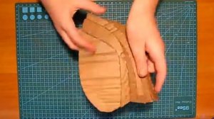 Как сделать шлем хищника из картона.