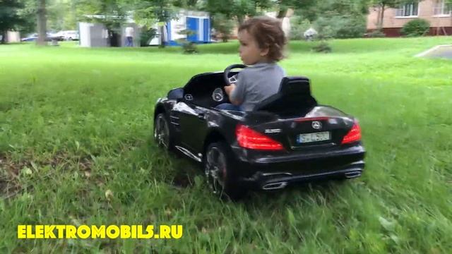 Детский электромобиль Mercedes-Benz SL500 смотреть онлайн