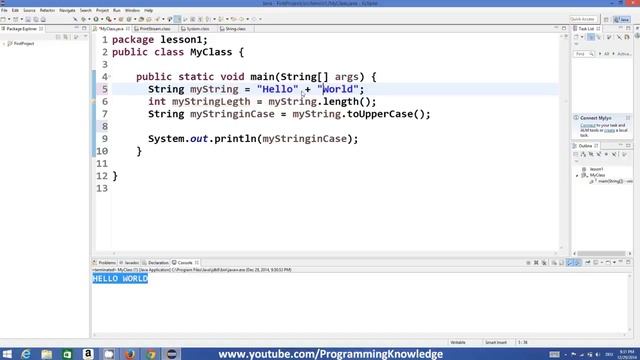 15 Java Tutorial For Beginners 15 Java String смотреть онлайн
