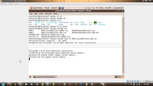 Install VirtualBox Guest Additions in Linux Ubuntu смотреть онлайн