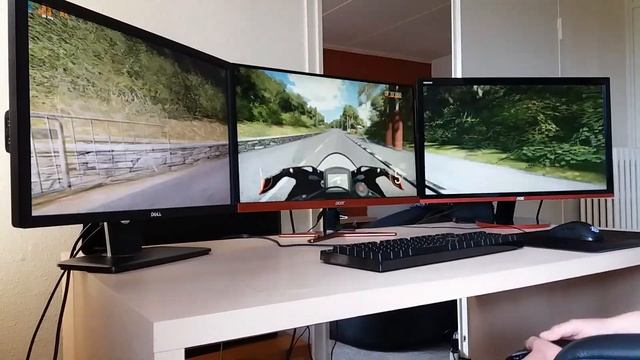 Nvidia Surround [3 monitor gaming] смотреть онлайн