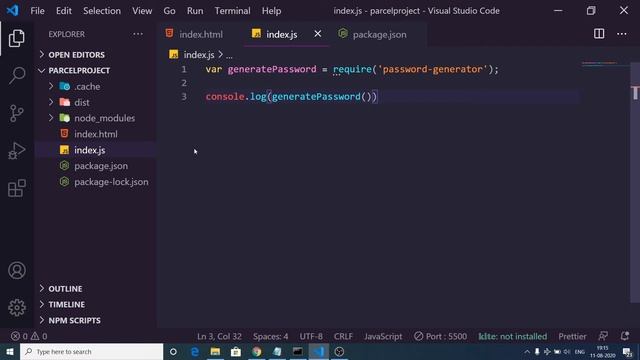 Parcel.js Library Tutorial to Use Node.js NPM Modules in Browser Module Bundler смотреть онлайн