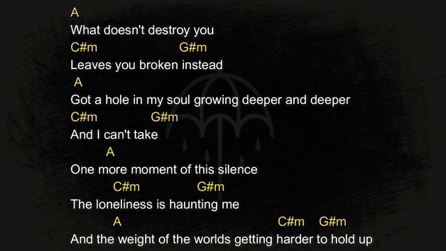 Bring Me The Horizon - Drown (Lyrics and Chord) смотреть онлайн